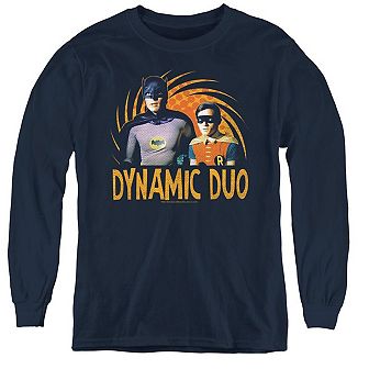 Batman Classic Tv Dynamic Youth Long Sleeve T-shirt