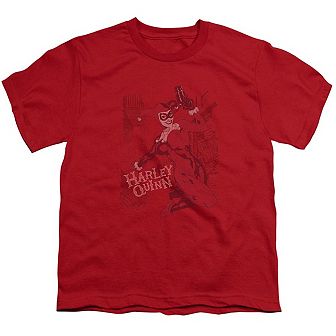 Batman Harleys Packing Short Sleeve Youth T-shirt