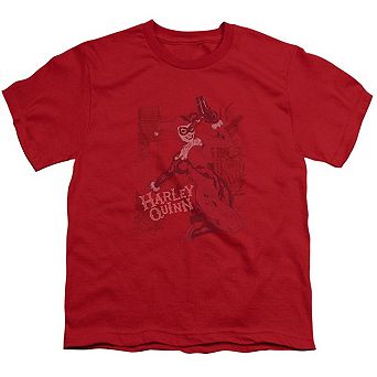 Batman Harleys Packing Short Sleeve Youth T-shirt