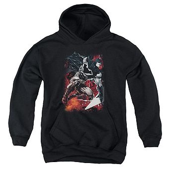 Batman Sparks Leap Youth Pull Over Hoodie