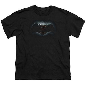 Batman V Superman Logo Short Sleeve Juvenile T-shirt