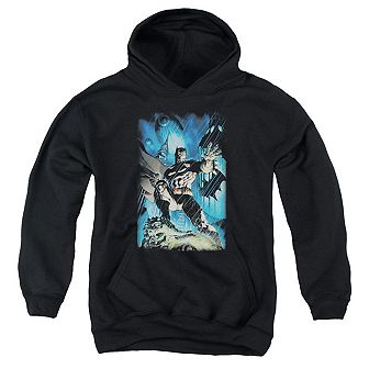 Batman Stormy Dark Knight Youth Pull Over Hoodie