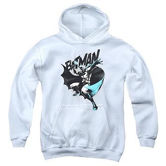 Batman Batarang Throw Youth Pull Over Hoodie