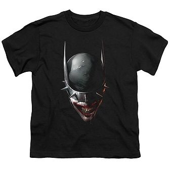 Batman Who Laughs Head Short Sleeve Youth T-shirt