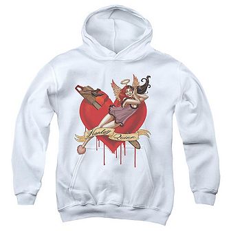 Batman Perfect Angel Youth Pull Over Hoodie