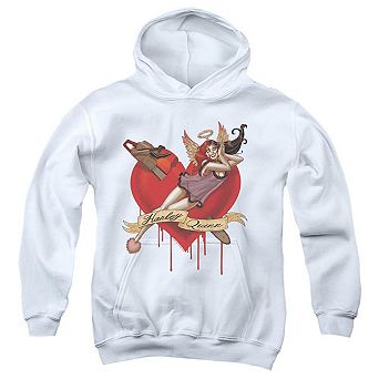 Batman Perfect Angel Youth Pull Over Hoodie