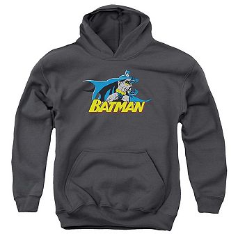 Batman 8 Bit Cape Youth Pull Over Hoodie