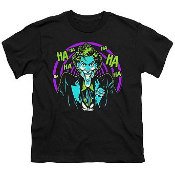 Batman Hahaha Short Sleeve Youth T-shirt