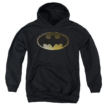 Batman Halftone Bat Youth Pull Over Hoodie
