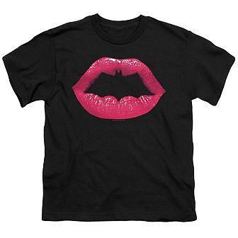 Batman Bat Kiss Short Sleeve Juvenile T-shirt