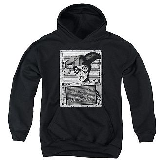 Batman Harley Inmate Youth Pull Over Hoodie