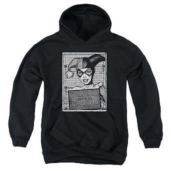 Batman Harley Inmate Youth Pull Over Hoodie