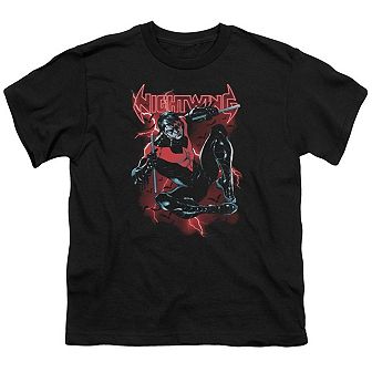 Batman Lightwing Short Sleeve Youth T-shirt
