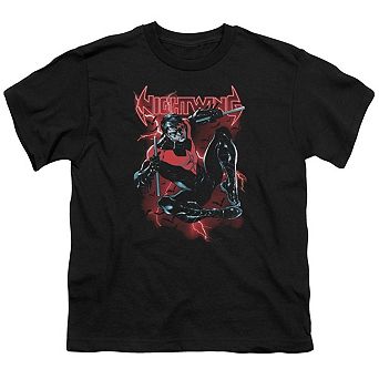 Batman Lightwing Short Sleeve Youth T-shirt