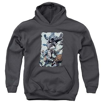 Batman Punch Youth Pull Over Hoodie