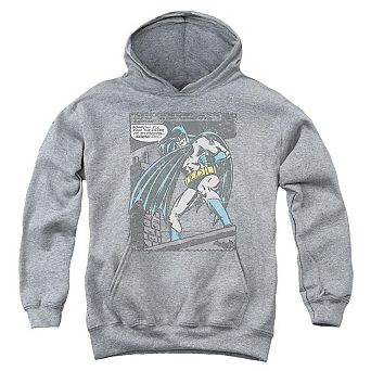 Batman Bat Origins Youth Pull Over Hoodie