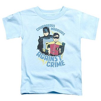 Batman Classic Tv Courageous Warriors Short Sleeve Juvenile T-shirt