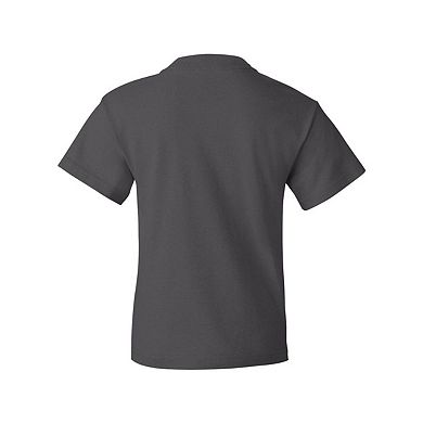 Batman Newsprint Logo Short Sleeve Youth T-shirt