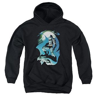 Batman Glow Of The Moon Youth Pull Over Hoodie