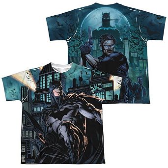 Batman Coming For You Short Sleeve Youth Poly Crew T-shirt