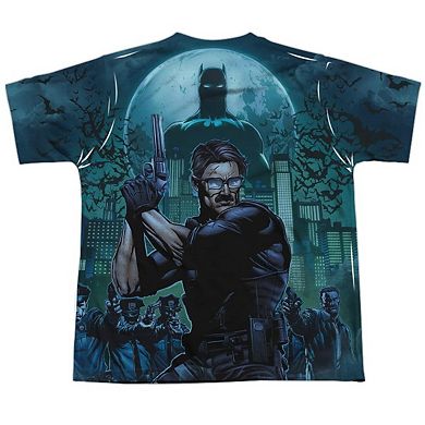 Batman Coming For You Short Sleeve Youth Poly Crew T-shirt