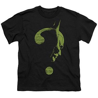 The Batman (2022) Question Mark Short Sleeve Youth T-shirt