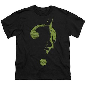 The Batman (2022) Question Mark Short Sleeve Youth T-shirt