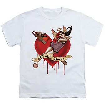 Batman Perfect Angel Short Sleeve Youth T-shirt