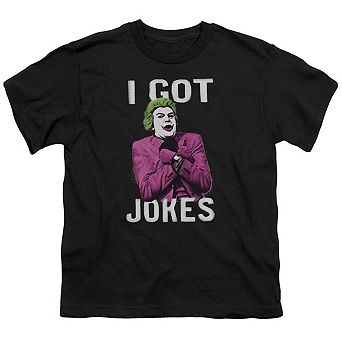 Batman Classic Tv Got Jokes Short Sleeve Juvenile T-shirt