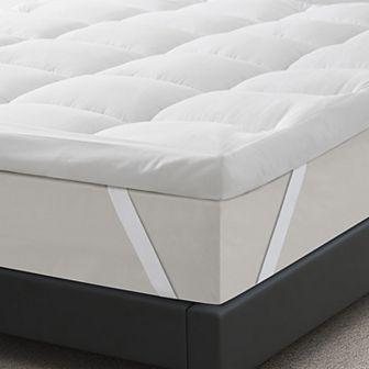 Unikome Extra Thick Plush Bed Down Alternative Mattress Topper Fitted Deep Pocket