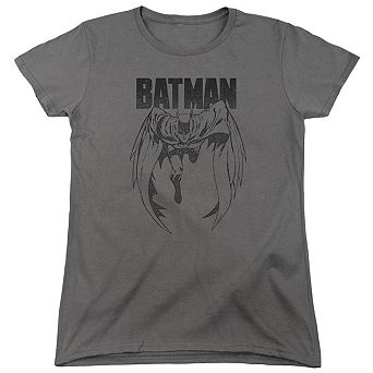 Batman Grey Noise Short Sleeve Womens T-shirt