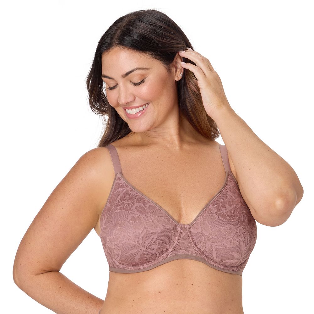 Bali Breathe Cotton Modal Lace Convertible Strap Underwire Bra DF7590