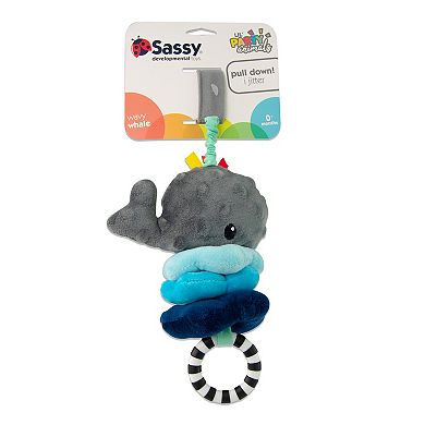 Sassy Baby Wavy Whale Jitter Toy
