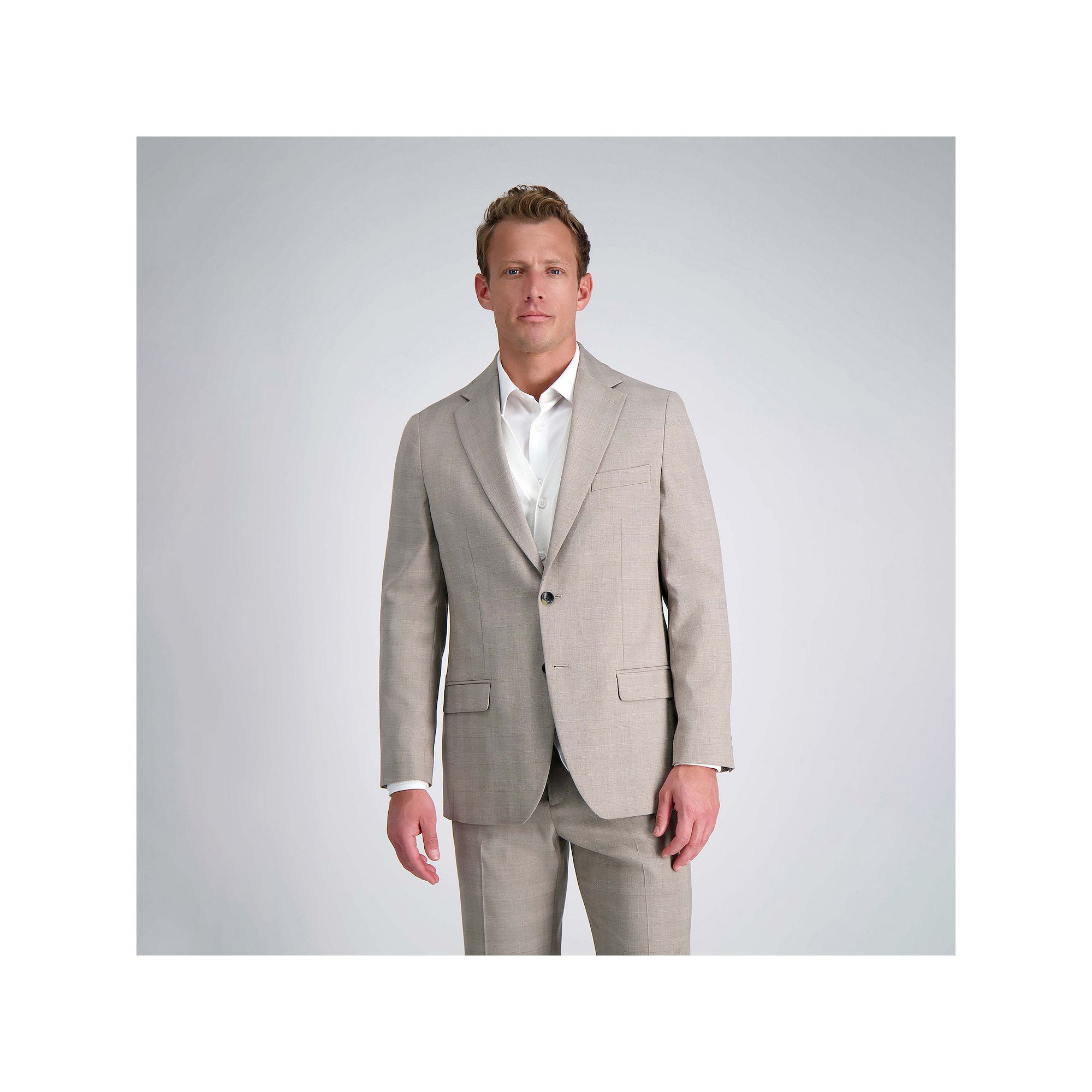 Mens J.M. Haggar Tailored Fit Glen Plaid Suit Separate Jacket, Size: 38 - 
