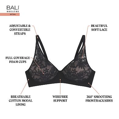 Bali Breathe Wireless T-Shirt Bra DF7594