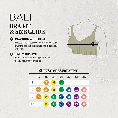Bali Breathe Cotton Modal Wireless T-Shirt Bra DF7594
