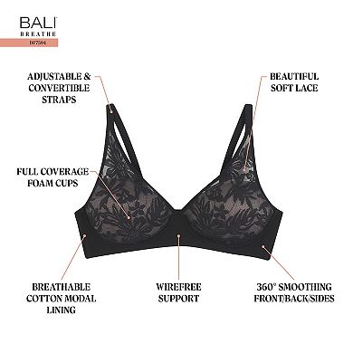 Bali Breathe Wireless T-Shirt Bra DF7594