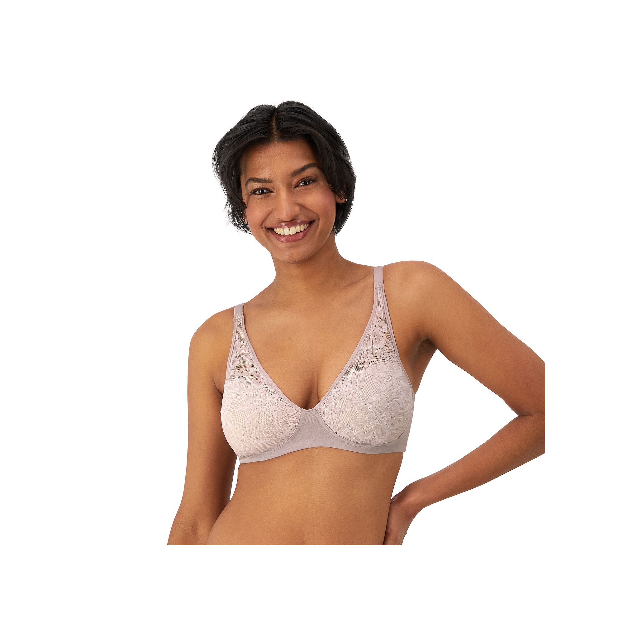 Bali Breathe Cotton Modal Wireless T-Shirt Bra DF7594, Womens, Size: Small