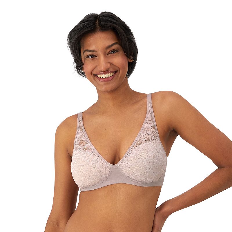 Bali Breathe Cotton Modal Wireless T-Shirt Bra DF7594, Women's, Size: Medium, Gloss