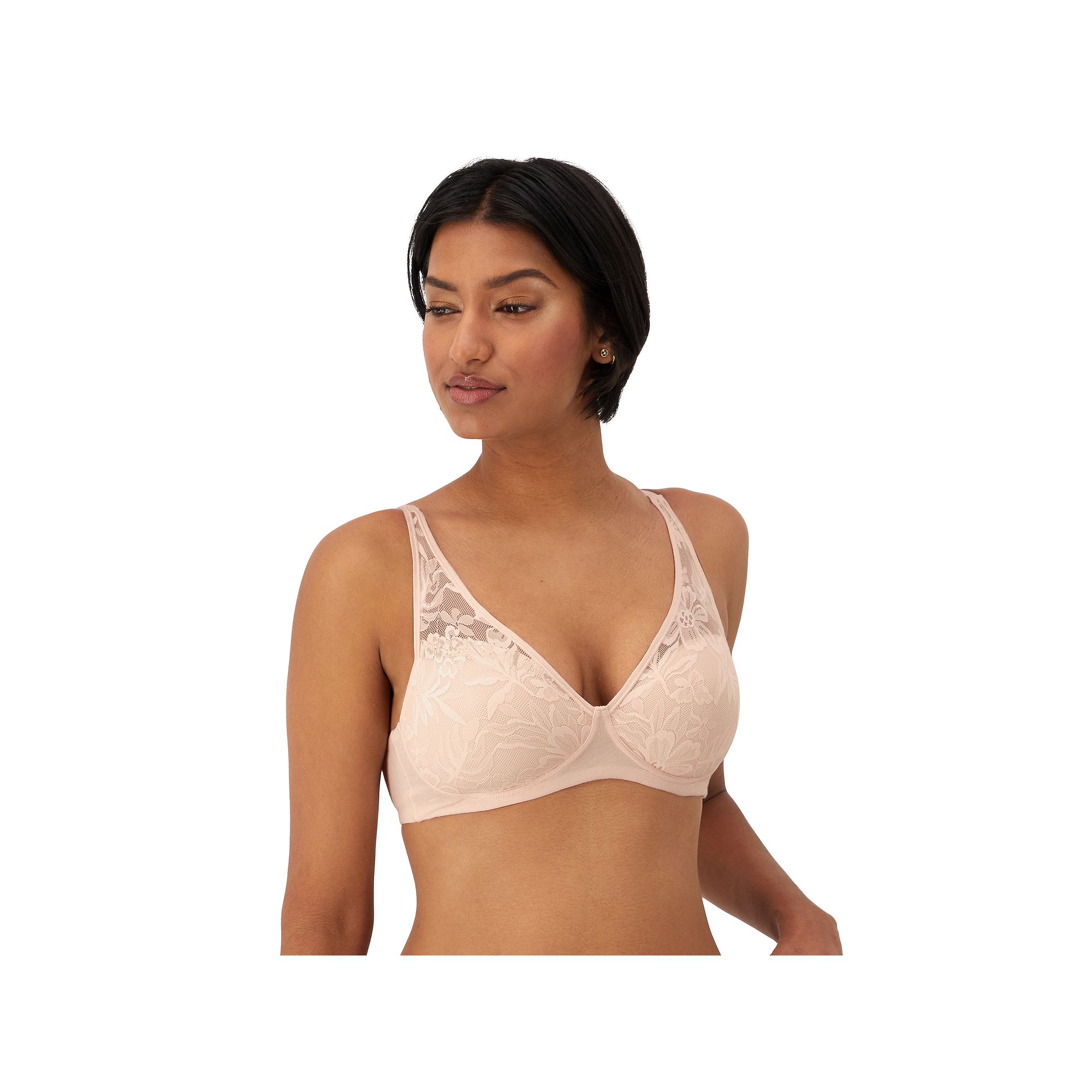 Bali Breathe Cotton Modal Wireless T-Shirt Bra DF7594, Womens, Size: Small