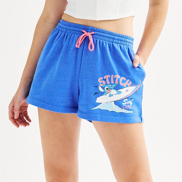 Disney's Lilo & Stitch Juniors' Stitch Surf Club Graphic Shorts