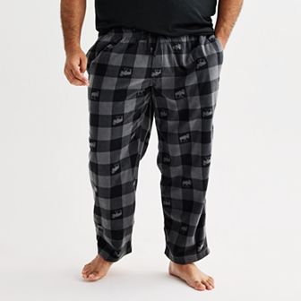 Big & Tall Sonoma Goods For Life® Microfleece Pajama Pants