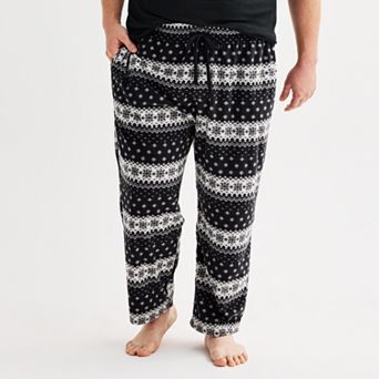 Big & Tall Sonoma Goods For Life® Microfleece Pajama Pants