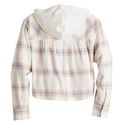 Kohls flannel hoodie hotsell