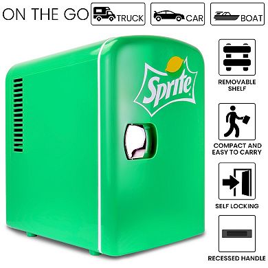 Coca-Cola 6-Can Portable Mini Fridge Cooler/Warmer