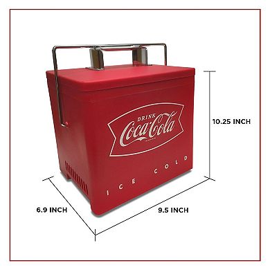 Coca-Cola 6-Can Retro Ice Chest Electric Cooler