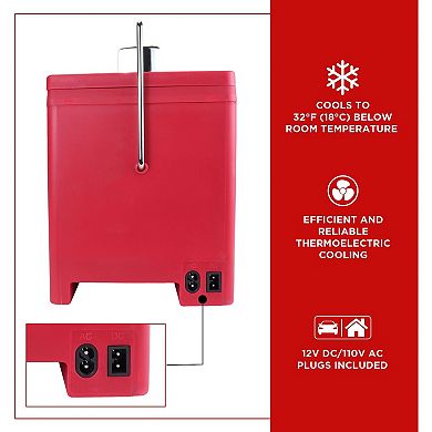 Coca-Cola 6-Can Retro Ice Chest Electric Cooler