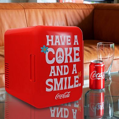 Coca-Cola 6-Can Mini Fridge Cooler/Warmer