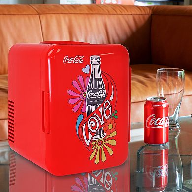 Coca-Cola 6-Can Mini Fridge Cooler/Warmer