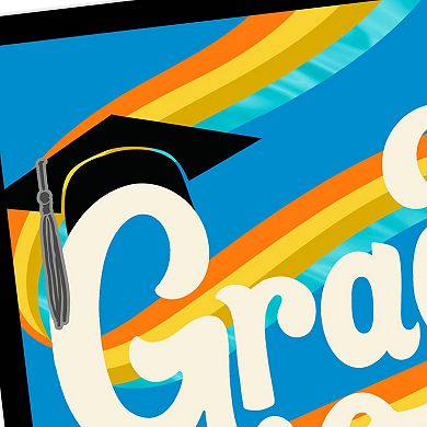 Hallmark Grad Vibes Rainbow and Mortarboard Venmo Graduation Card